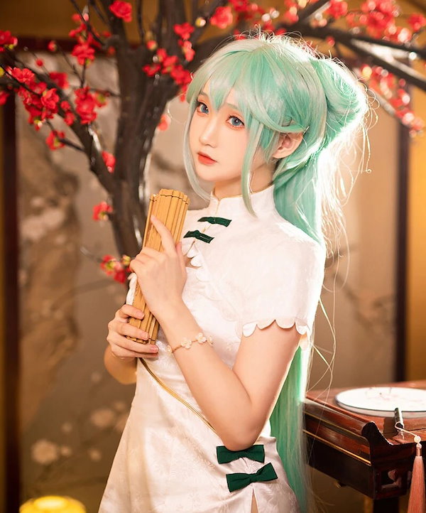 Qoo10] 初音ミク韶華コスプレVOCALOIDチャ
