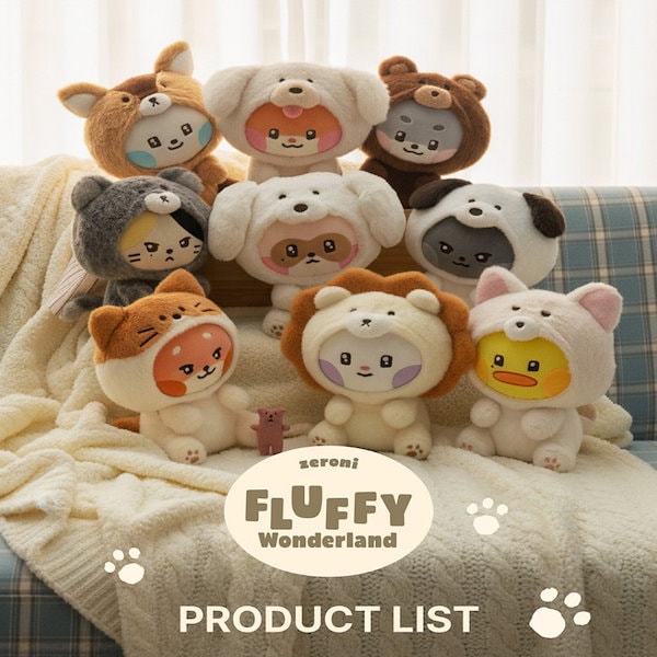 zeroni Fluffy Wonderland ギュニニ ぬいぐるみ バッグ