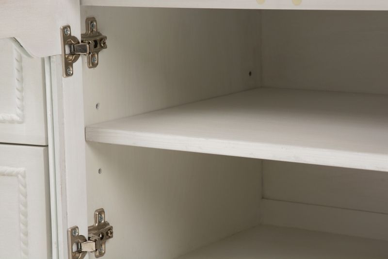 リビングボード おしゃれ 幅120×奥行44.5×高さ56cm アンティークホワイト 白 リビングボード おしゃれ 幅120×奥行44.5×高さ56cm アンティークホワイト 白