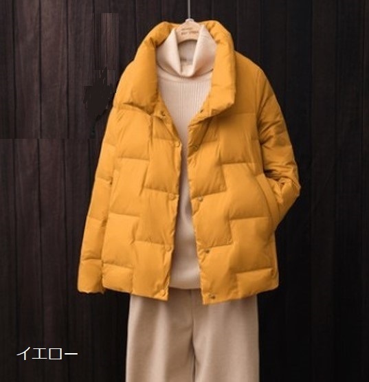 アウター トップス ダウン ジャケット コート 薄手 超軽量 ライト レディース ショートコート 大きいサイズ ルーズコート シングルブレスト ホワイトダックダウン 長袖 前開き カジュアル レトロ アウター トップス ダウン ジャケット コート 薄手 超軽量 ライト レディース ショートコート 大きいサイズ ルーズコート シングルブレスト ホワイトダックダウン 長袖 前開き カジュアル レトロ