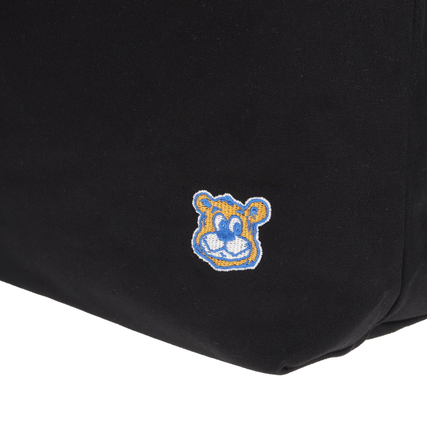 トートバッグ メンズ レディース ファスナー付き コットン 大きめ ブラック ホワイト 黒 白 440-200 トートバッグ メンズ レディース ファスナー付き コットン 大きめ ブラック ホワイト 黒 白 440-200