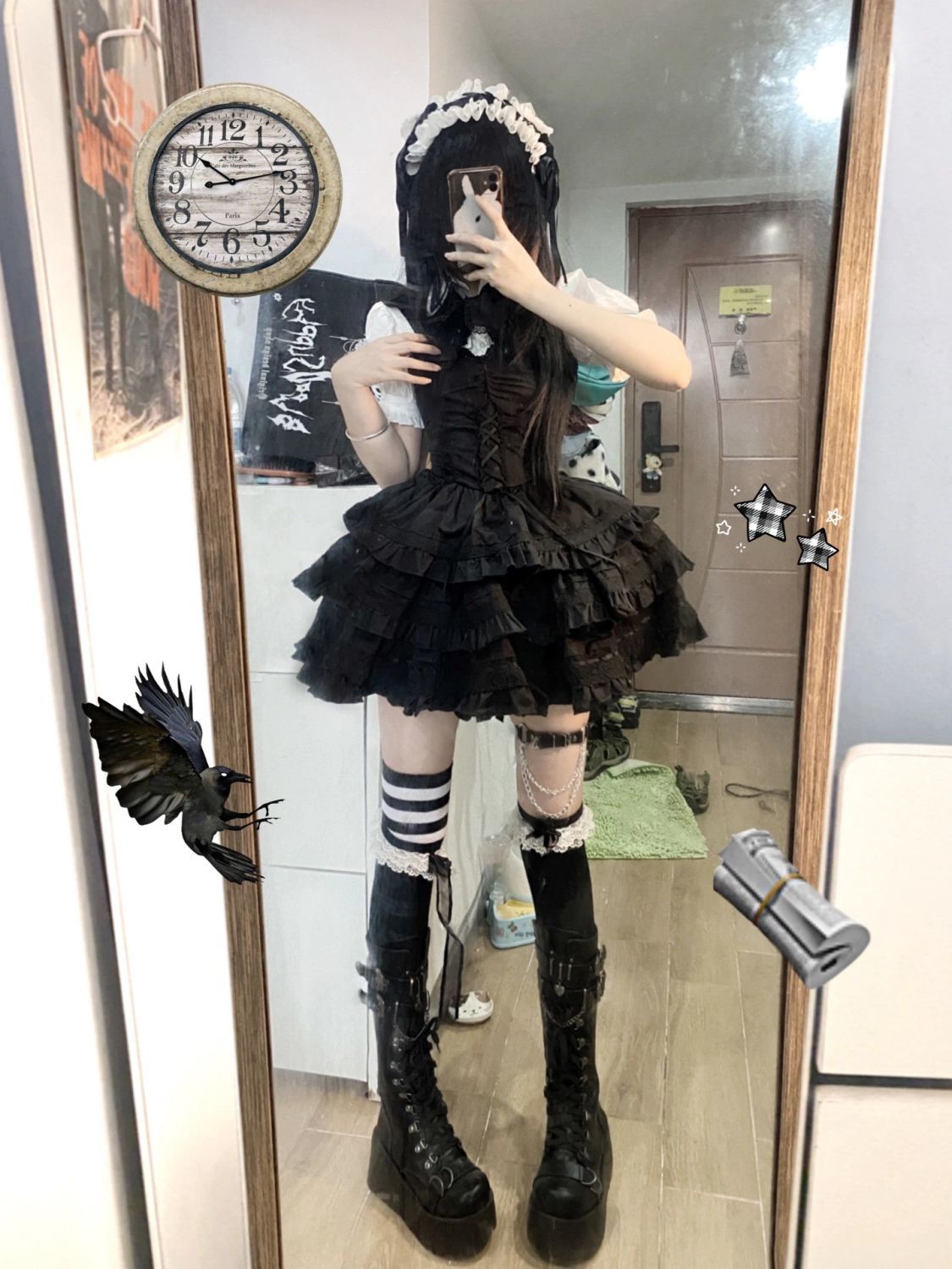 パーティードレスドレス ロリータギャルシャツ+キャミソールスカート2点セット女ドレス パーティードレスドレス ロリータギャルシャツ+キャミソールスカート2点セット女ドレス