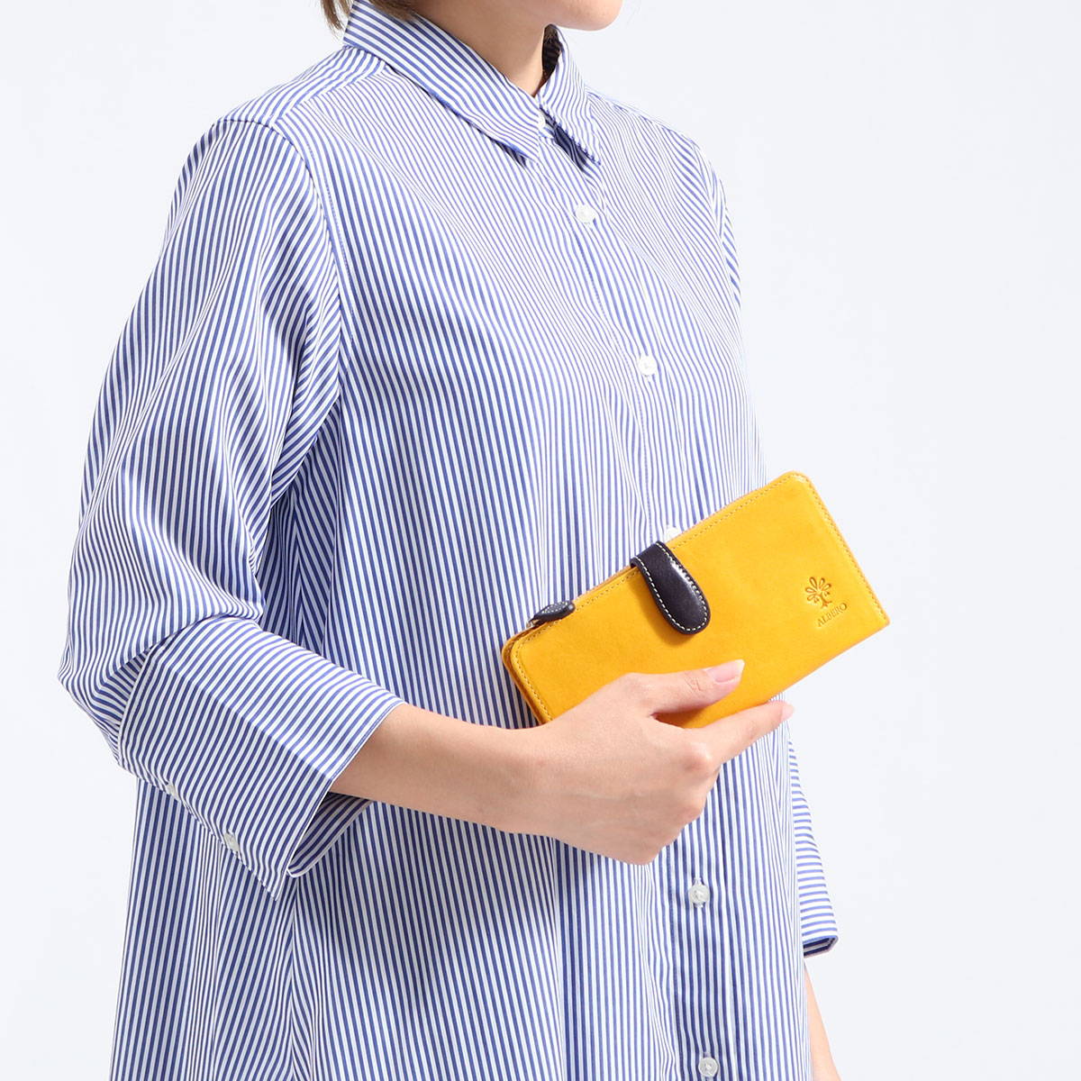 アルベロ 長財布 ALBERO 財布 PIERROT ピエロ 二つ折り 小銭入れ 薄い 薄型 スリム 本革 革 レザー ウォレット おしゃれ かわいい ナチュラル ブランド レディース 6431