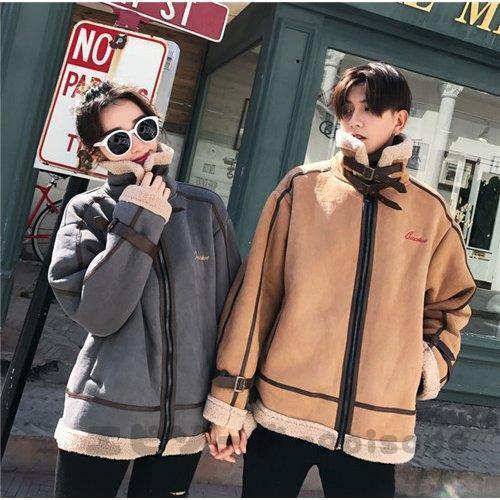人気商品超目玉 ペアルック アウター 秋冬 ジャケット パーカー ビックシルエット ペアルック カ
