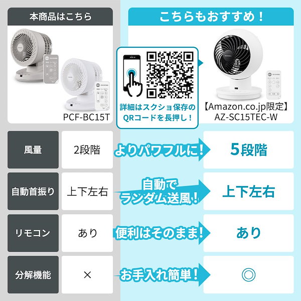 エアコン代節約❤️サーキュレーター　衣類乾燥　リモコン　タイマー　静音　上下左右 universalstore_xr-esh02