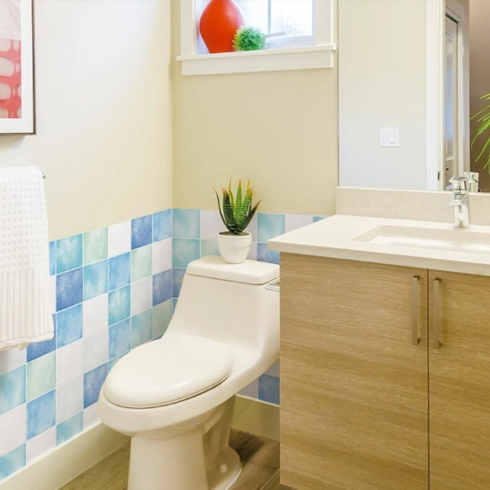 【急速出荷!】壁紙 シール タイル 【 石タイル柄の貼ってはがせる壁紙シール 】 【 お得な壁紙15mセット 】 レンガ 壁紙 クロス のり付き 壁用 リメイクシート ウォールステッカー アクセントク