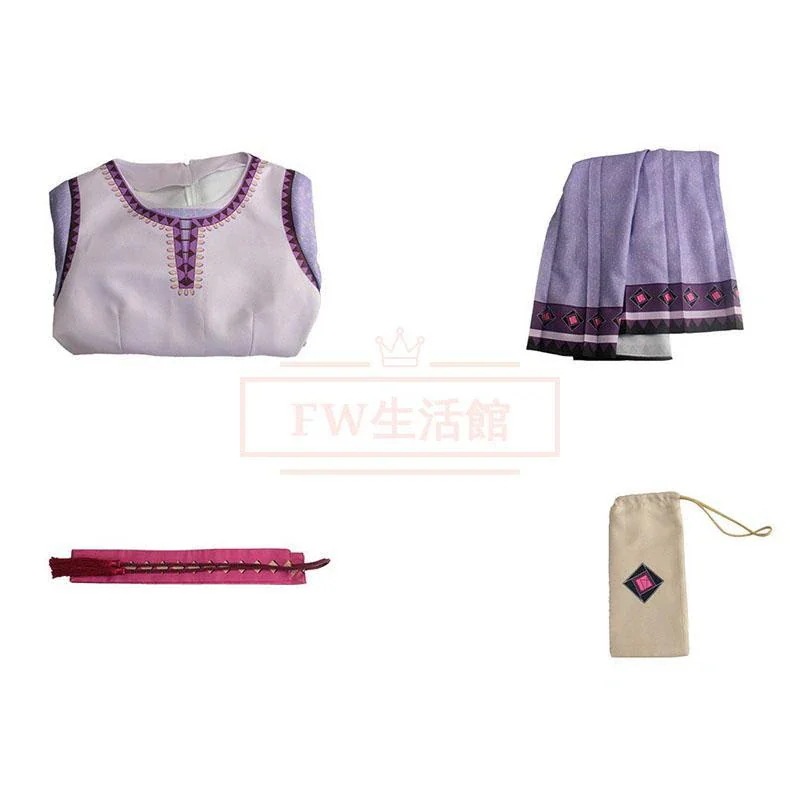 星の願い Asha アサ コスプレ 衣装 コスム 演出服 アニメ ゲーム ハロウィン cos 変装メガ割カラコンサンダル f Yt ハニーズ