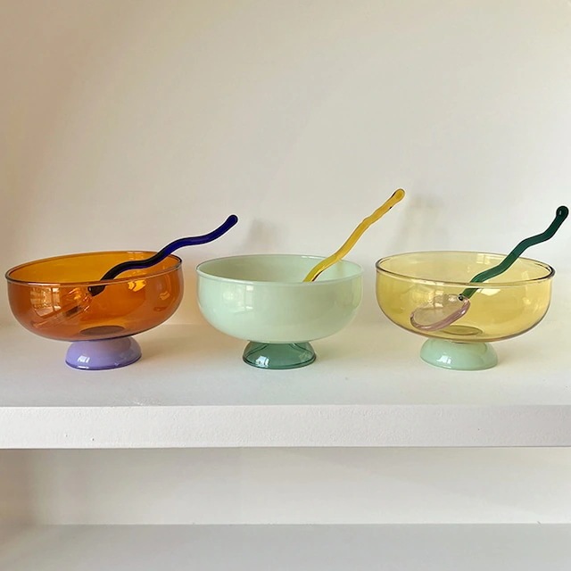 【1つ買うと10つ無料】BWLミニマリズム足ありガラスボウル 学生 通学スプーン付き 耐熱 ガラス アイスクリームボウル ヨーグルトプリン フルーツボウル ブレックファストカップ インスタ映え 【1つ買うと10つ無料】BWLミニマリズム足ありガラスボウル 学生 通学スプーン付き 耐熱 ガラス アイスクリームボウル ヨーグルトプリン フルーツボウル ブレックファストカップ インスタ映え