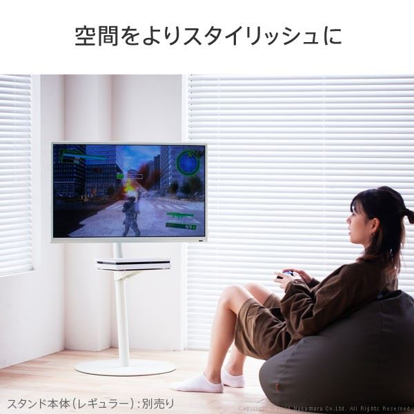 WALLインテリアテレビスタンドanataIROレギュラーハイタイプ対応 ゲーム機棚板 PS4 Xbox テレビスタンド スチール製 WALLオプション EQUALS イコールズ