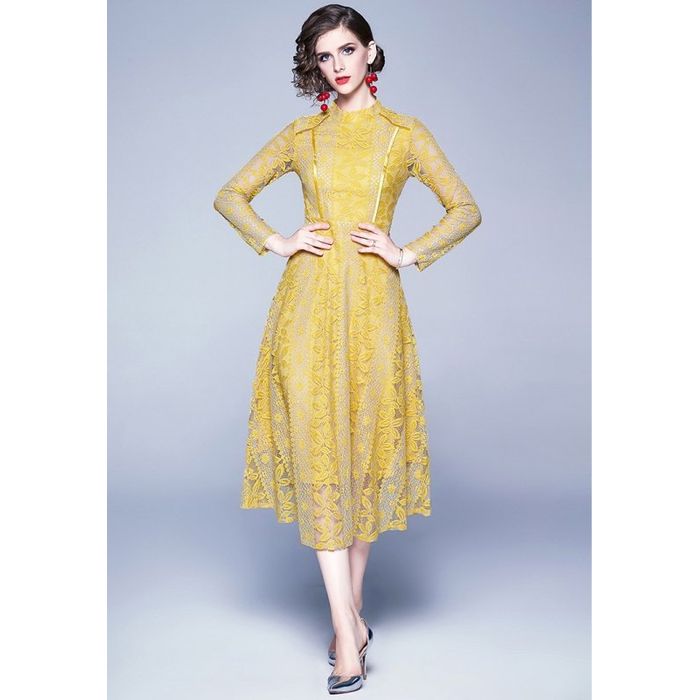 パーティードレス 韓国 おしゃれ お呼ばれ 膝丈 結婚式 二次会 謝恩会 成人式 可愛い 上品 イエロー ブルー エレガント レース ワンピース 長袖 大きいサイズ XS/3L/4L/5L プチプラ パーティードレス 韓国 おしゃれ お呼ばれ 膝丈 結婚式 二次会 謝恩会 成人式 可愛い 上品 イエロー ブルー エレガント レース ワンピース 長袖 大きいサイズ XS/3L/4L/5L プチプラ