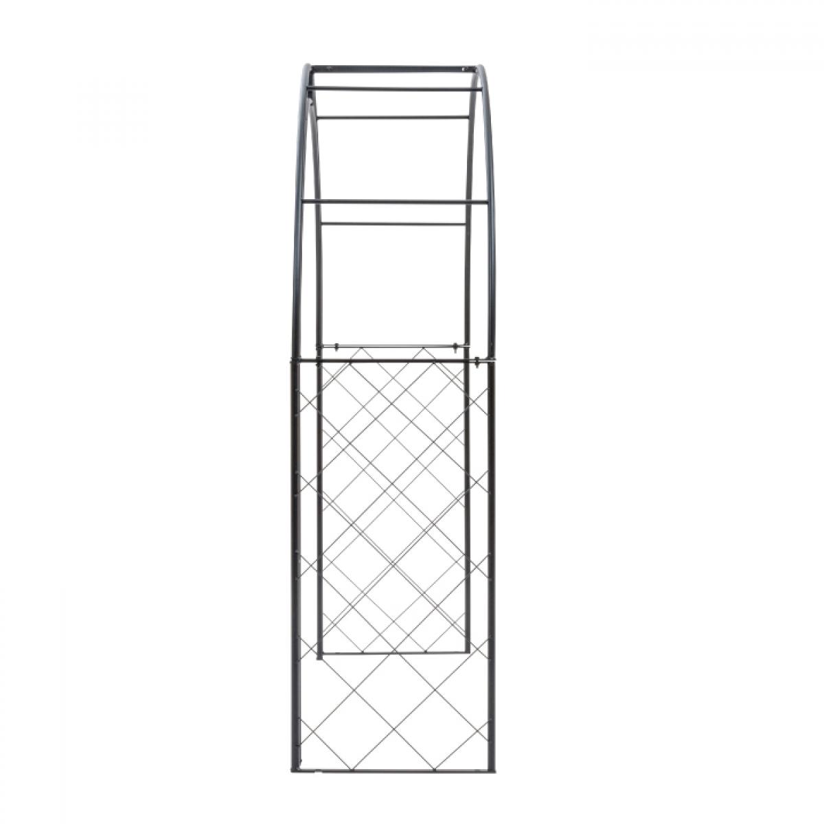 タカショー ベジ菜園アーチ H140cm VGT-AR01 庭園 枠 くぐる つる 薔薇 花 組立式 ガーデン