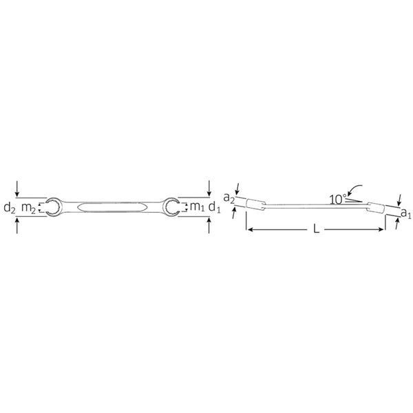 STAHLWILLE（スタビレー） 24A-5／8X3／4 オープンリングスパナ （41483640）