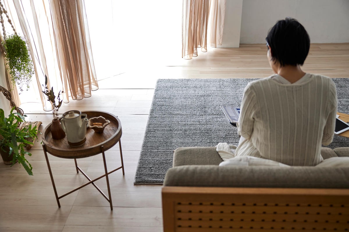 ラグ スミノエ エクリュ 130x190cm 洗える カーペット 絨毯 マット ラグマット 機能ラグ 長方形 1.5畳 防ダニ アレルブロック ホットカーペット対応 床暖対応 すべり止め