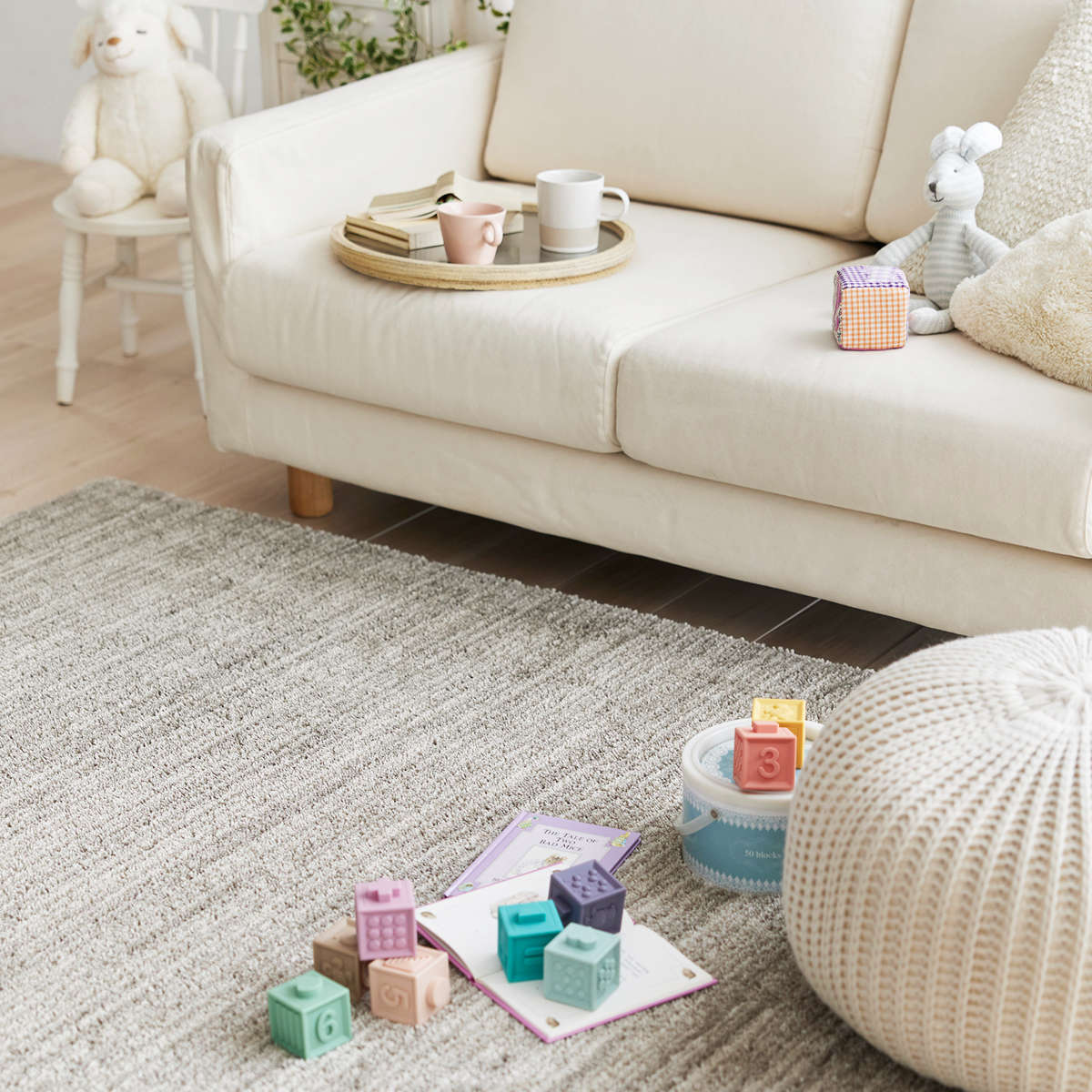 ラグ スミノエ エクリュ 130x190cm 洗える カーペット 絨毯 マット ラグマット 機能ラグ 長方形 1.5畳 防ダニ アレルブロック ホットカーペット対応 床暖対応 すべり止め