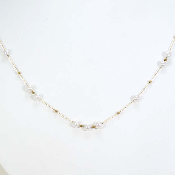 K18 18金 YG イエローゴールド ネックレス パール(真珠) 約88cm ジュエリー 中古 K18 18金 YG イエローゴールド ネックレス パール(真珠) 約88cm ジュエリー 中古