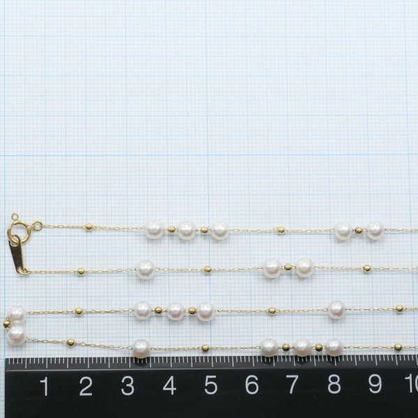 K18 18金 YG イエローゴールド ネックレス パール(真珠) 約88cm ジュエリー 中古 K18 18金 YG イエローゴールド ネックレス パール(真珠) 約88cm ジュエリー 中古