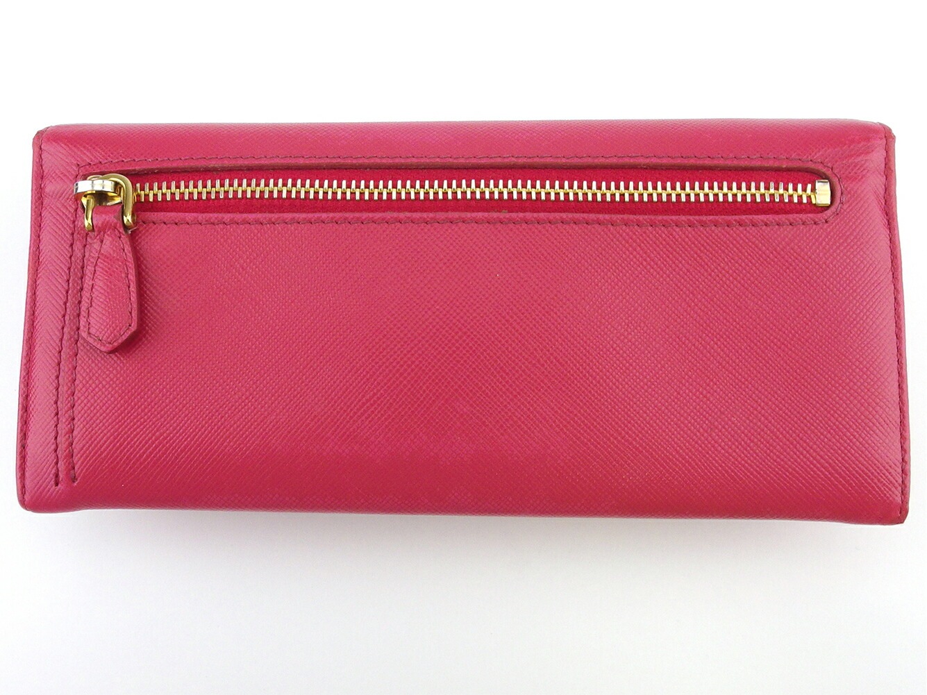 長財布 ファスナー付き 財布 リボン レディース ピンク ゴールド 中古