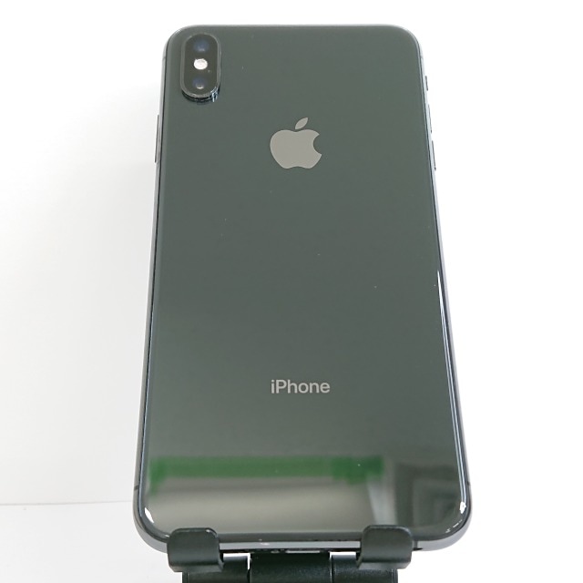 ムスビー｜iPhoneXS Max 64GB au スペースグレイ c02596【iPhone