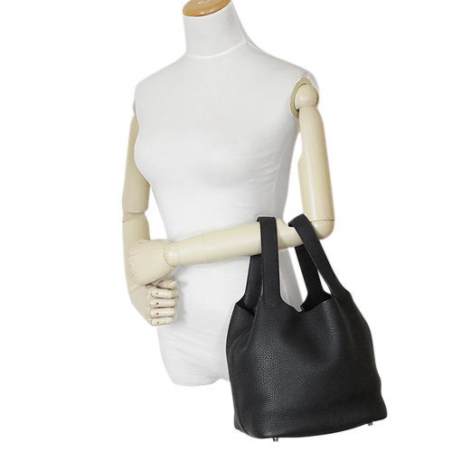 エルメスエルメス ハンドバッグ HERMES HE11-PICOMM-BK/BLACK PICOTIN MM X刻印 ピコタンロック カデナロック/南京錠付き レザー ブラック【ILB】 エルメスエルメス ハンドバッグ HERMES HE11-PICOMM-BK/BLACK PICOTIN MM X刻印 ピコタンロック カデナロック/南京錠付き レザー ブラック【ILB】
