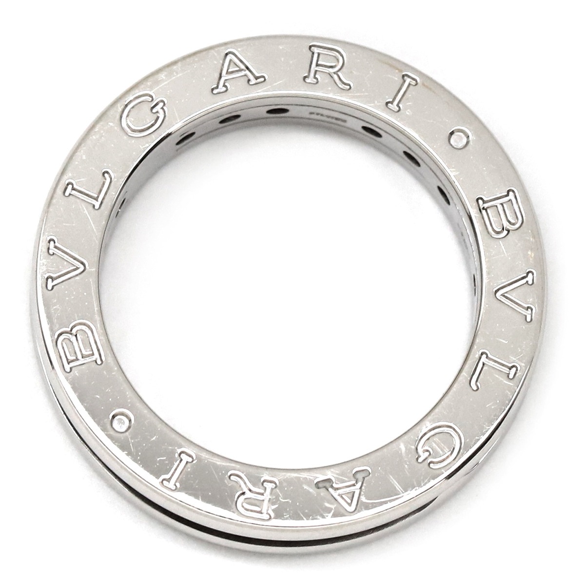 ブルガリ BVLGARI リング 指輪 ビーゼロワン B-zero1 XS ロードライトガーネット 1バンド K18WG ロードライトガーネット ホワイトゴールド #50(JP10) 750WG 18