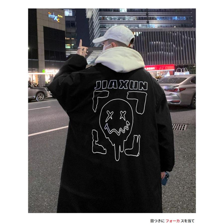 中綿コート メンズ 中綿ジャケット ロング丈 フード付き フェイクレイヤード 冬アウター 防寒 厚手 暖か ゆったり 大きいサイズ 冬 おしゃれ 新作