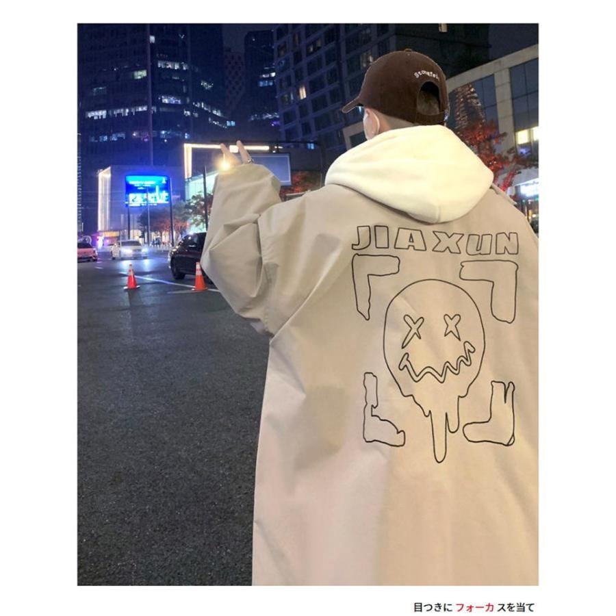 中綿コート メンズ 中綿ジャケット ロング丈 フード付き フェイクレイヤード 冬アウター 防寒 厚手 暖か ゆったり 大きいサイズ 冬 おしゃれ 新作