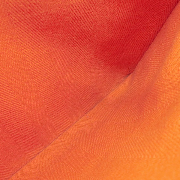 エルメス HERMES ハンドバッグ ヴァルパライソ PM トワルシェブロン レザー オレンジ シルバー金具 G刻印 【保存袋】【中古】