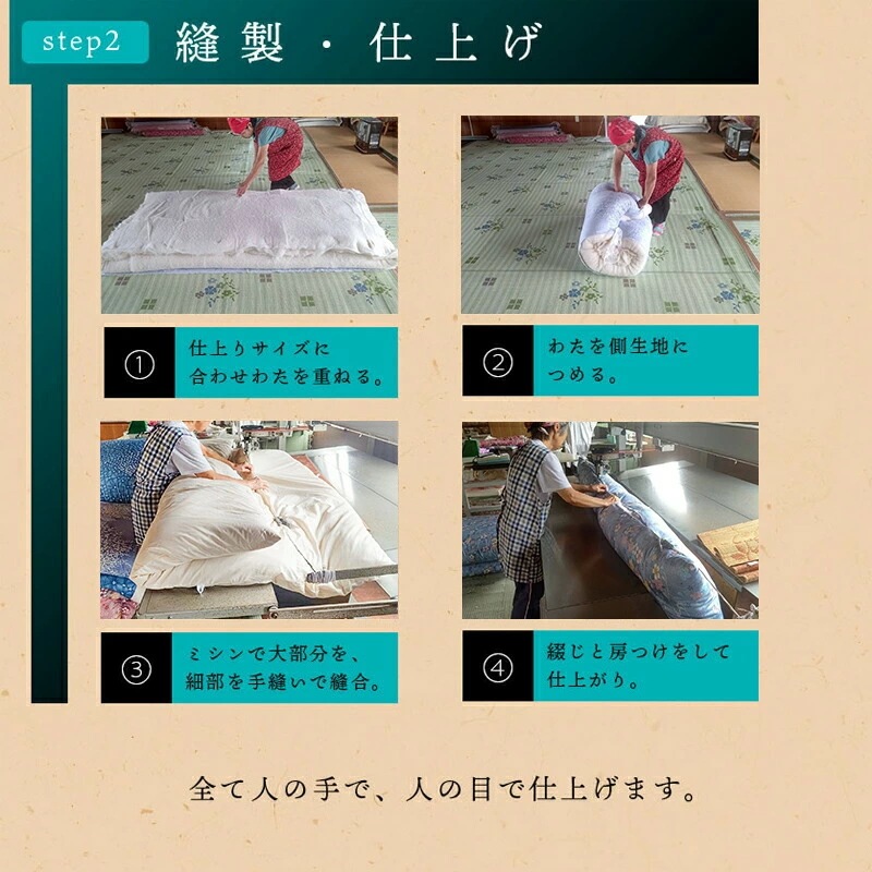 手作り和布団 掛け布団 シングル 約150X200cm 日本製 中わた3.0kg わた布団 綿布団 和柄 天然繊維 中型便 1SA-RF516