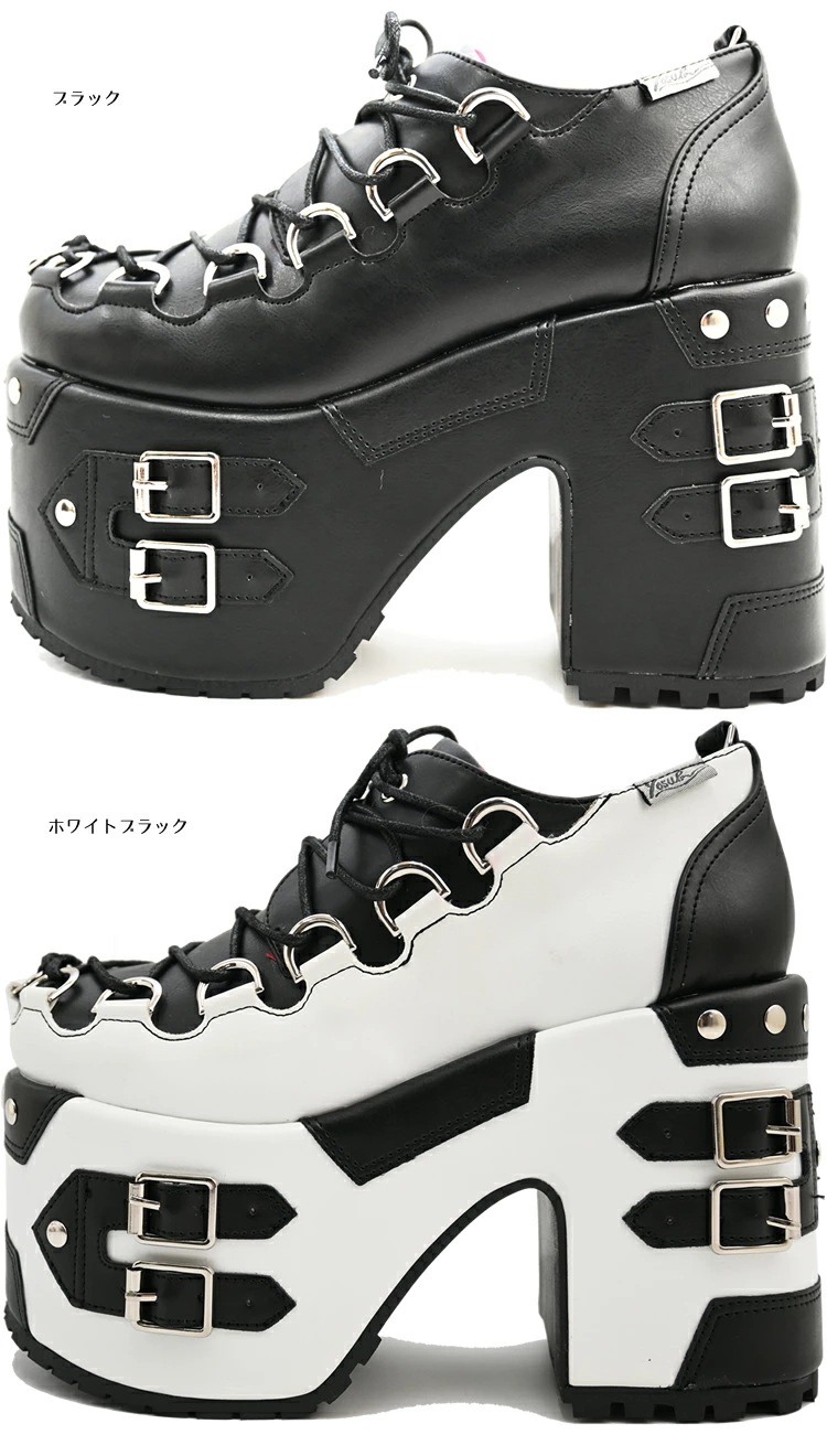 公式SHOP特典キズ補修液付 / 直営SHOP限定 ヨースケ 厚底 レースアップシューズ レディース 厚底ブーツ D管 公式SHOP特典キズ補修液付 / 直営SHOP限定 ヨースケ 厚底 レースアップシューズ レディース 厚底ブーツ D管