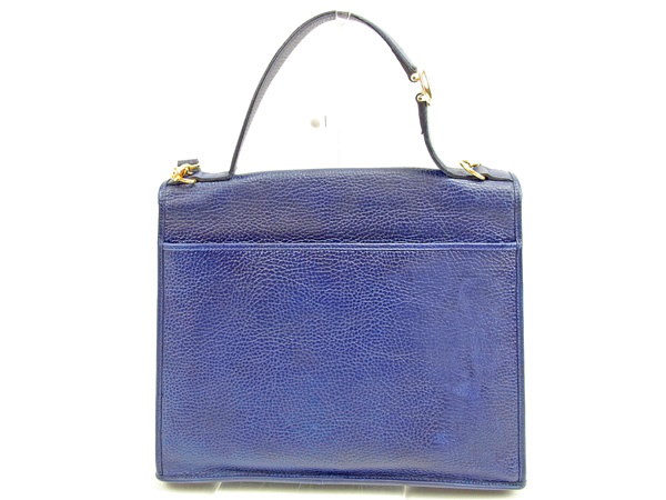 ディオール Dior 2WAYショルダーバッグ ハンドバッグ レディース CDプレート ネイビー×ゴールド レザー 人気 セール 【中古】 T431 . ディオール Dior 2WAYショルダーバッグ ハンドバッグ レディース CDプレート ネイビー×ゴールド レザー 人気 セール 【中古】 T431 .