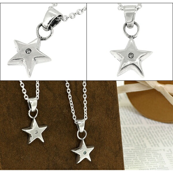 GRAN DEUR ダイヤモンド スター シルバーペンダントトップ