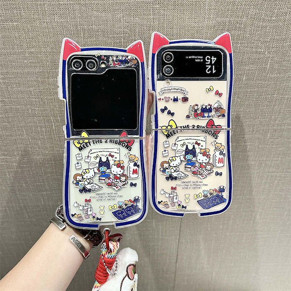 Qoo10] サンリオ ハローキティgalaxy z flip6