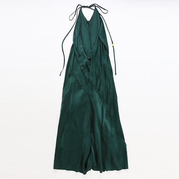 DIESEL キャミワンピースドレス Qoo10] DIESEL 【M】ロングキャミソールワンピース ドレ
