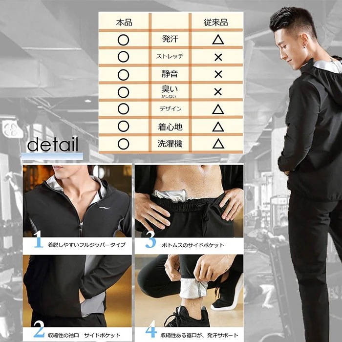 上下 メンズ サウナスーツ 大量発汗 洗濯可 ダイエット セット ランニングウ 上下 メンズ サウナスーツ 大量発汗 洗濯可 ダイエット セット ランニングウ