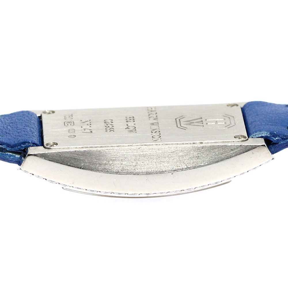 ハリーウィンストン HARRY WINSTON 332LQW アヴェニュー K18WG ダイヤベゼル 2P クォーツ レディース _759197【中古】