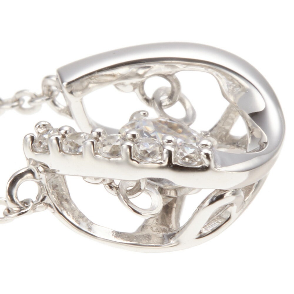 ネックレス レディース シルバー925製 シルバー キュービックジルコニア 馬蹄 蹄鉄 ホースシュー ネックレス レディース シルバー925製 シルバー キュービックジルコニア 馬蹄 蹄鉄 ホースシュー