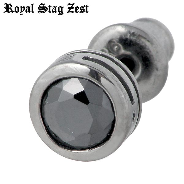 ロイヤルスタッグゼスト Royal Stag CZ シルバー スタッド ピアス 1個売り 片耳用 ロイヤルスタッグゼスト Royal Stag CZ シルバー スタッド ピアス 1個売り 片耳用