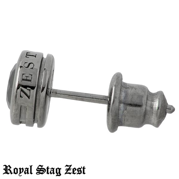 ロイヤルスタッグゼスト Royal Stag CZ シルバー スタッド ピアス 1個売り 片耳用 ロイヤルスタッグゼスト Royal Stag CZ シルバー スタッド ピアス 1個売り 片耳用