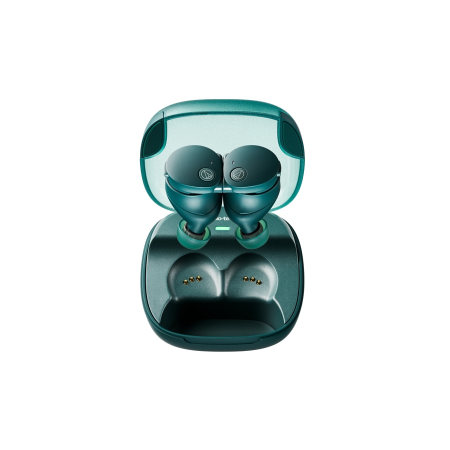 オーディオテクニカ ATH-CKS50TW2-GR ノイズキャンセリング機能搭載完全ワイヤレス　Bluetoothイヤホン(グリーン) ATHCKS50TW2GR