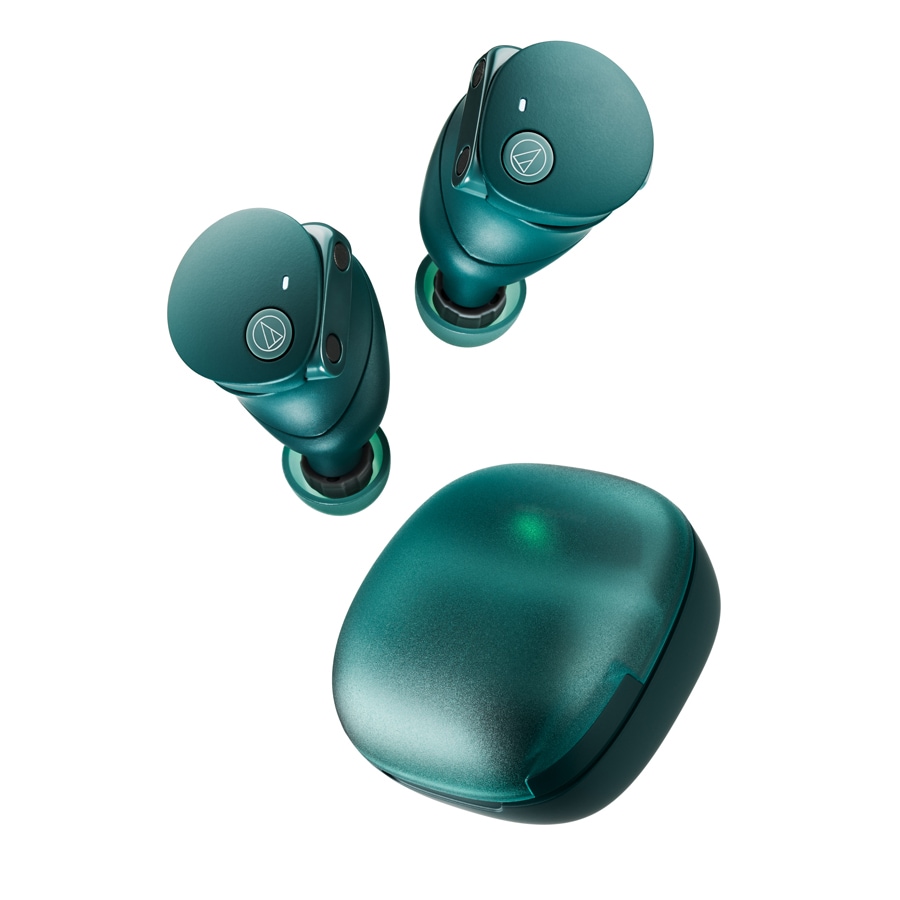 オーディオテクニカ ATH-CKS50TW2-GR ノイズキャンセリング機能搭載完全ワイヤレス　Bluetoothイヤホン(グリーン) ATHCKS50TW2GR