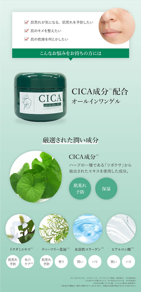 オールインワンゲル CICA ピコモンテ ２個セット - 基礎化粧品