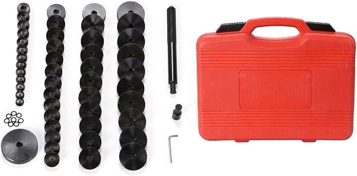 油圧プレス アタッチメント アダプターセット 52点 18mm-74mm オイルシール ベアリング プッシュ 圧入( 52点セット)