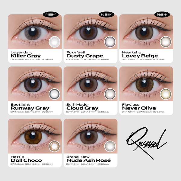 Qoo10] Qrsessed 【新色】カラコン ワンデー 1day 1