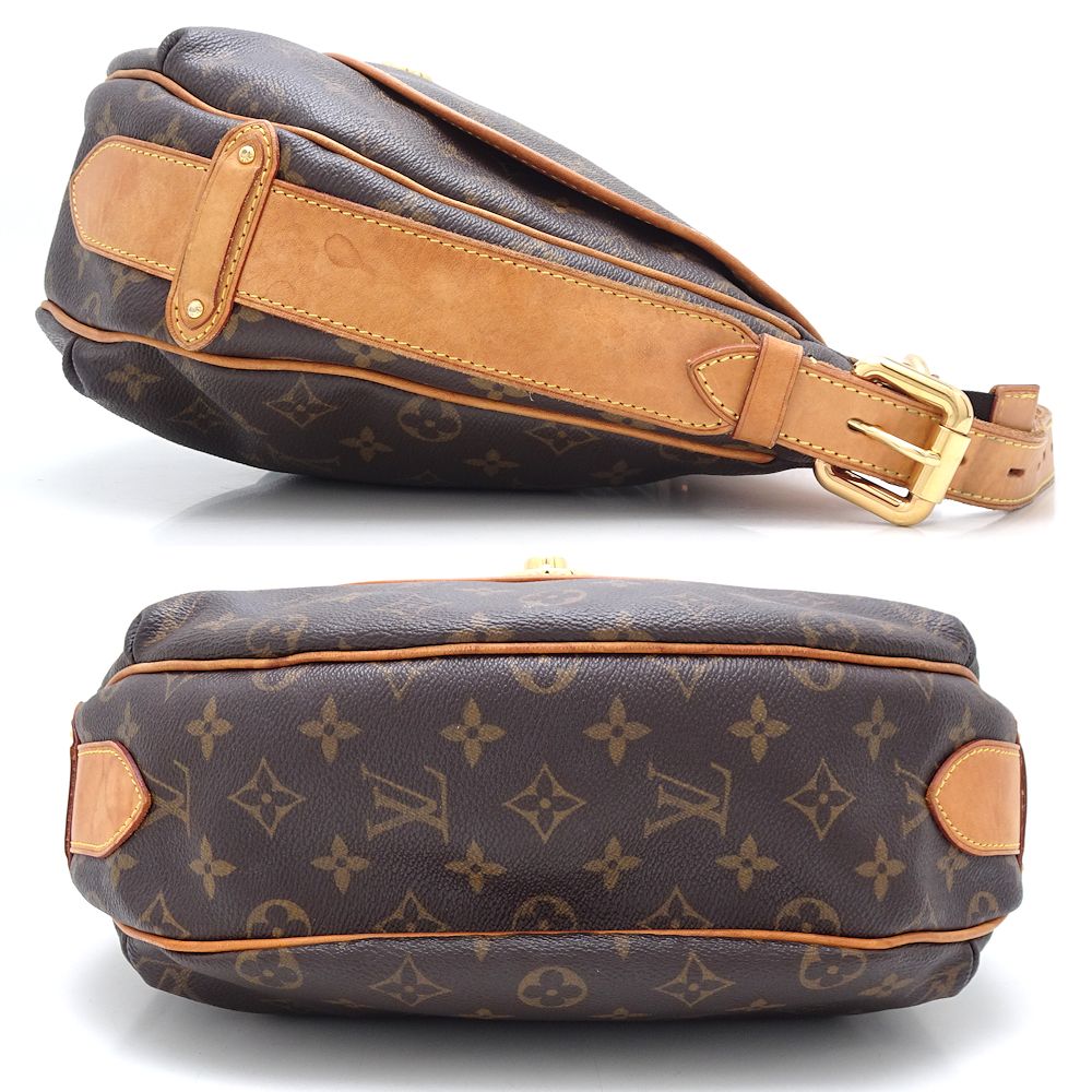 モノグラム トゥラムGM M40075 ショルダーバッグ ブラウン/352176【中古】 モノグラム トゥラムGM M40075 ショルダーバッグ ブラウン/352176【中古】