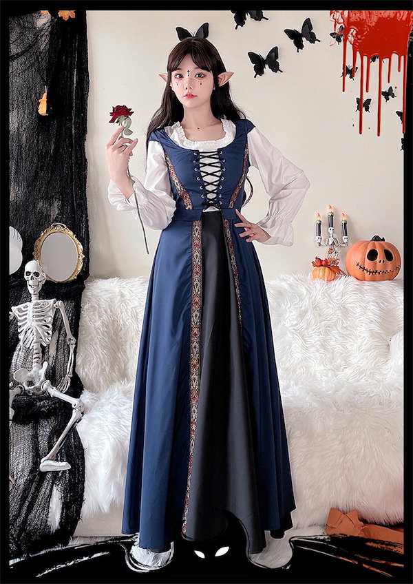 Qoo10] コスプレ 中世ワンピース 貴族 ドレス