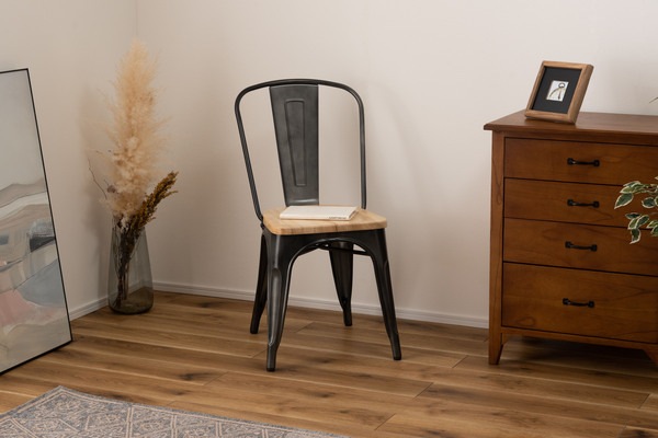 チェア PC-262BK PC-262SV ダイニングチェア チェアー イス 椅子 背もたれ おしゃれ アイアン 木製 天然木 完成品 シンプル インダストリアル ダイニング 台所 インテリア ブラッ チェア PC-262BK PC-262SV ダイニングチェア チェアー イス 椅子 背もたれ おしゃれ アイアン 木製 天然木 完成品 シンプル インダストリアル ダイニング 台所 インテリア ブラッ