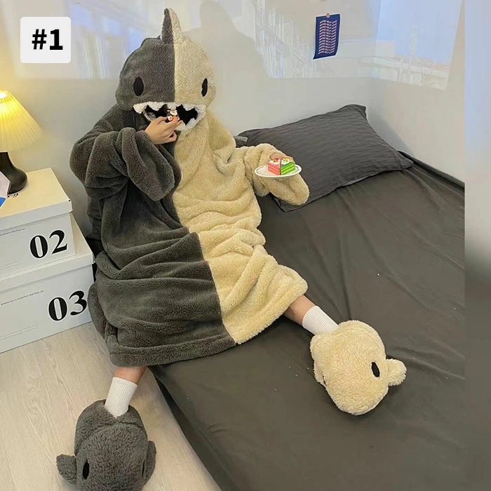 ルームウェア 可愛い サメ 着ぐるみ パジャマ ネグリジェ ロング 長袖 レディース 冬 もこもこ 着ぐるみ 耳フード付き しっぽパジャマ サメ さめ ゆったり 部屋着 寝巻き 暖かい ふわふわ 冬物 ルームウェア 可愛い サメ 着ぐるみ パジャマ ネグリジェ ロング 長袖 レディース 冬 もこもこ 着ぐるみ 耳フード付き しっぽパジャマ サメ さめ ゆったり 部屋着 寝巻き 暖かい ふわふわ 冬物