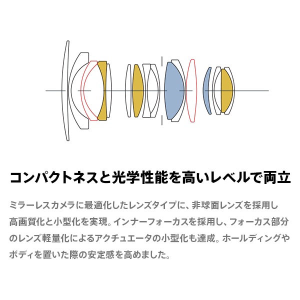 16mm F1.4 DC DN Contemporary ソニーEマウント用