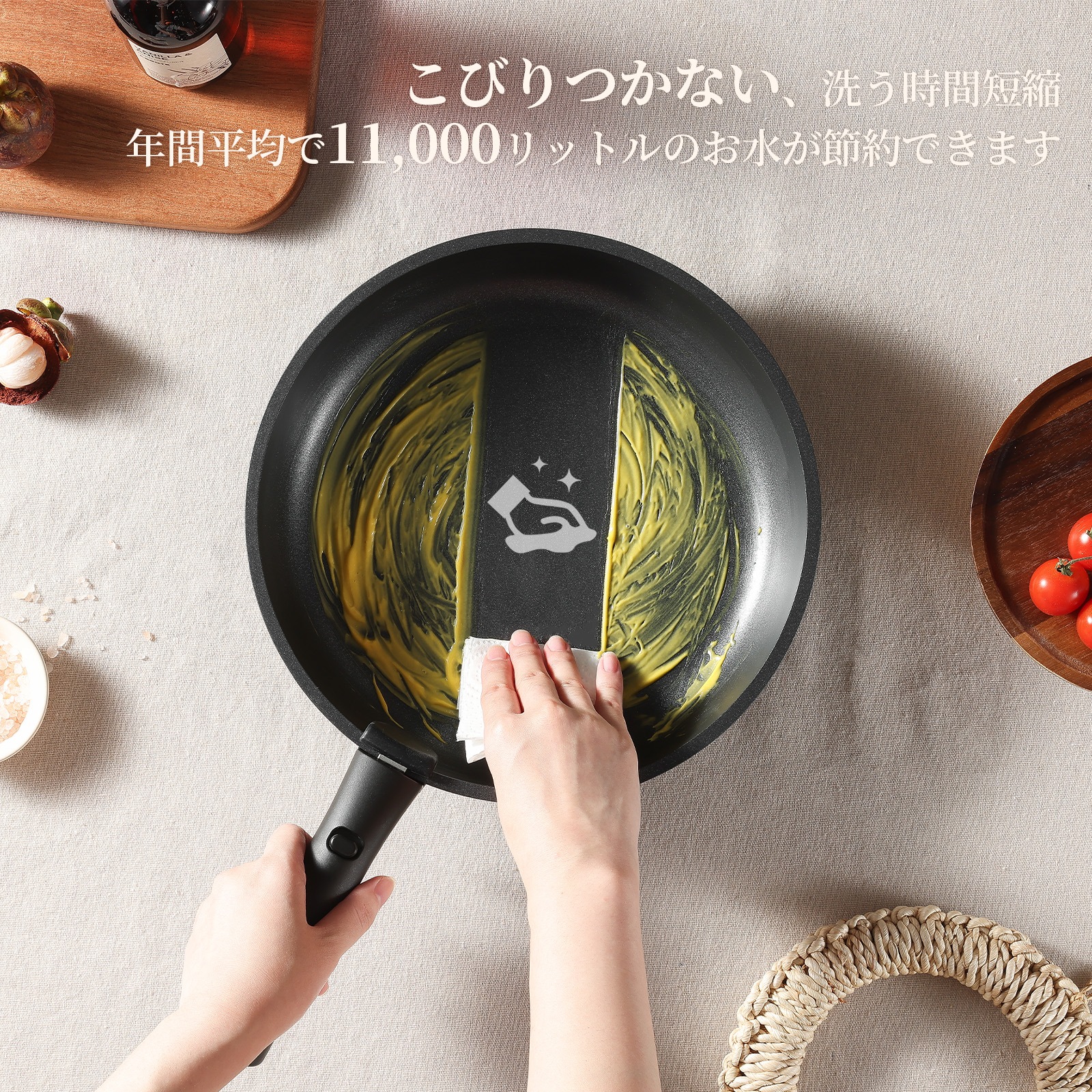 CAROTE カローテ フライパン セット9点 ih対応 PFOA PFOS フリー 取っ手が取れる チタンコーティング くっつかなく洗いやすい オール熱源 ブラック 一年保証(9点セット) CAROTE カローテ フライパン セット9点 ih対応 PFOA PFOS フリー 取っ手が取れる チタンコーティング くっつかなく洗いやすい オール熱源 ブラック 一年保証(9点セット)