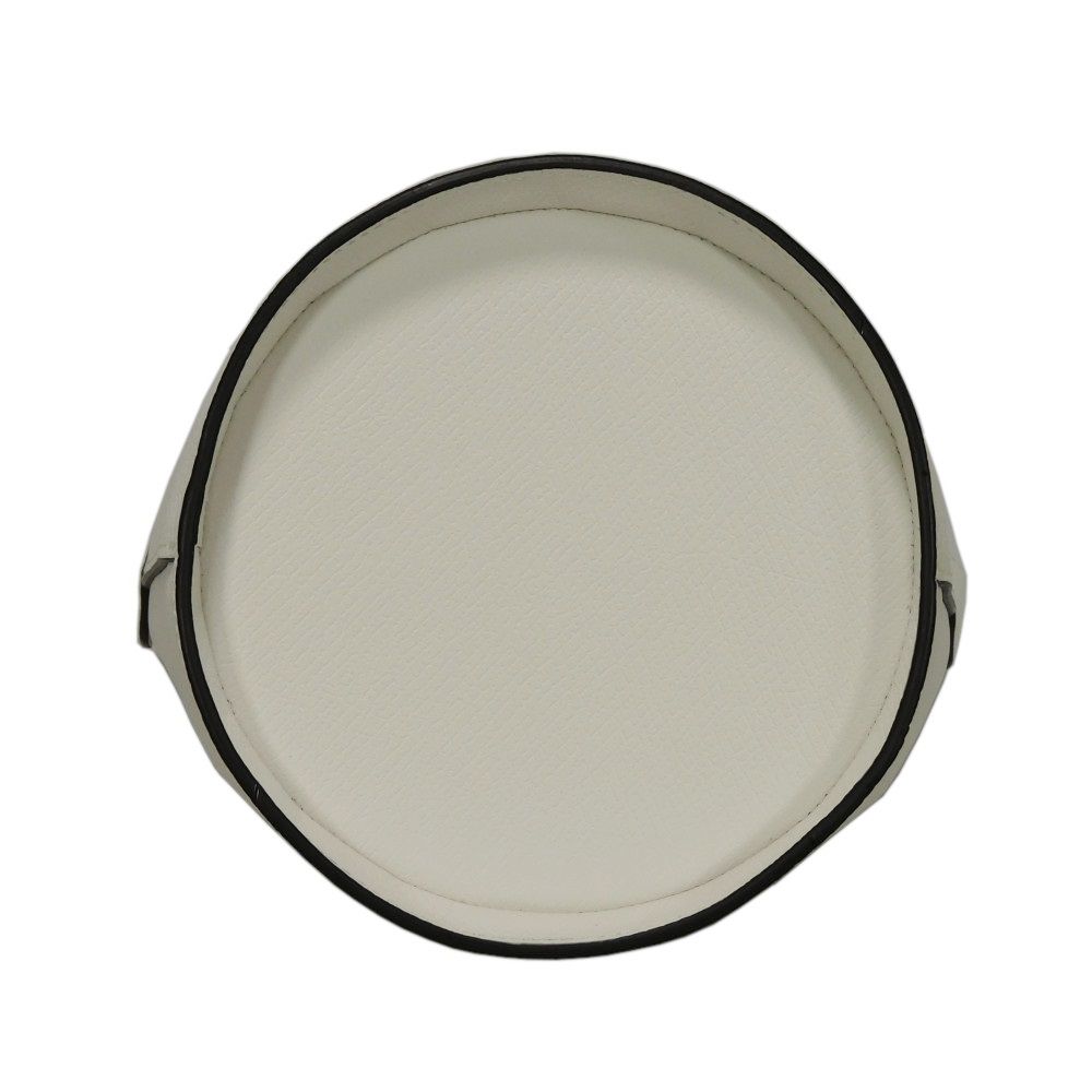 【中古】 ハンドバッグ 現行 カウハイドレザー ホワイト エピュレ S バケット バッグ キュイールドゥルシー 10161HYZ007 【中古】 ハンドバッグ 現行 カウハイドレザー ホワイト エピュレ S バケット バッグ キュイールドゥルシー 10161HYZ007